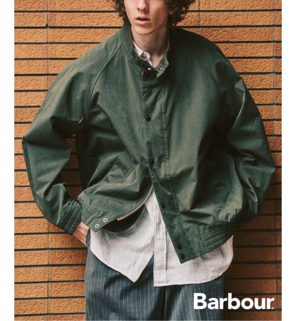 417 EDIFICE「Barbour / バブアー peached blouson transport」|ブルゾン・スタジャン|カーキ