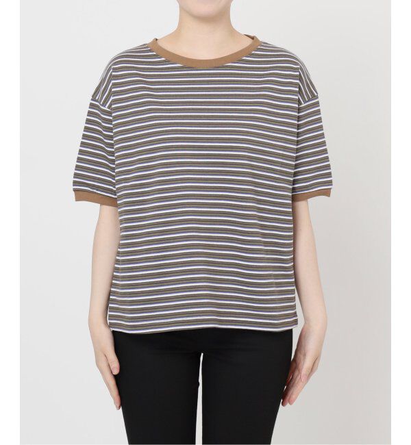 JOURNAL STANDARD「【STAR＆STRIPE】マルチボーダーリンガーT」|Tシャツ・カットソー|