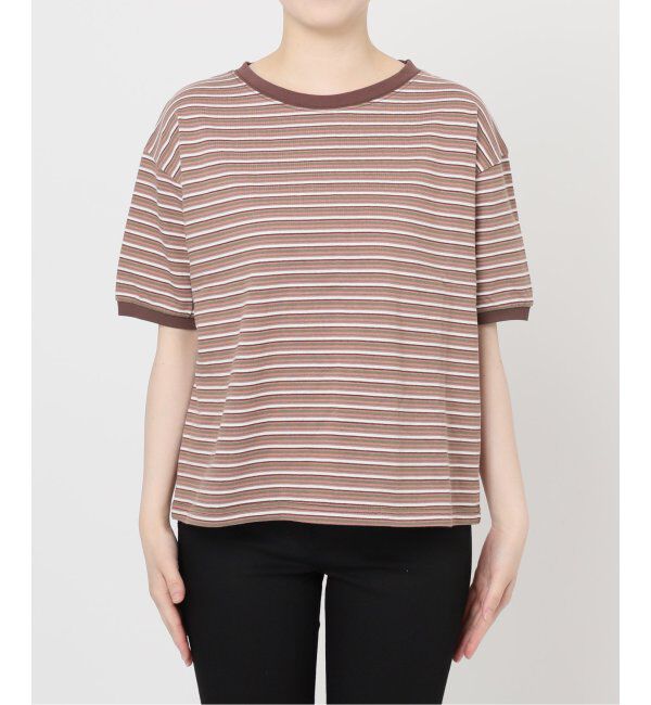 JOURNAL STANDARD「【STAR＆STRIPE】マルチボーダーリンガーT」|Tシャツ・カットソー|