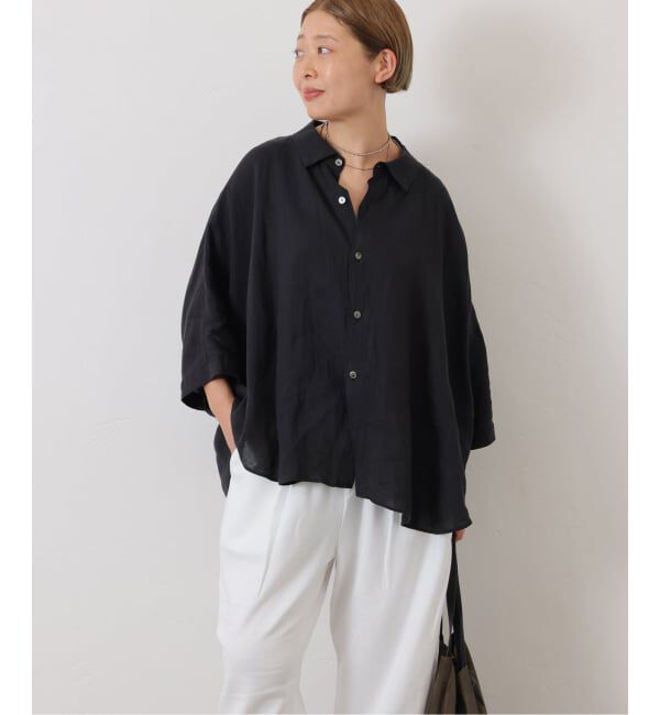 journal standard luxe「《追加》リネンキャンバス バルーンシャツ」|シャツ・ブラウス|