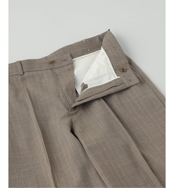 JOURNAL STANDARD「BARRY BRICKEN / バリーブリッケン TROPICAL WOOL STRIPE PANTS」|スラックス|