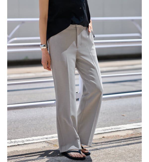 FRAMeWORK「≪追加≫セミフレアパンツ」|スラックス|