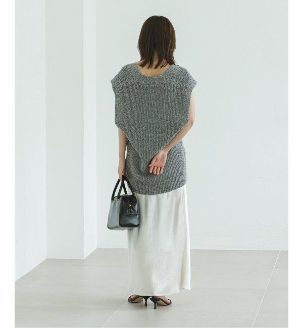 NOBLE「《追加》ナローAラインサテンスカート 2」|スカート|