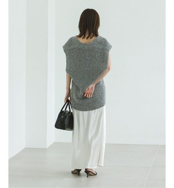 NOBLE「《追加》ナローAラインサテンスカート 2」|スカート|