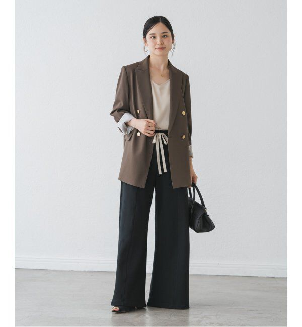 NOBLE「スビンコットンスウェットパンツ」|スラックス|