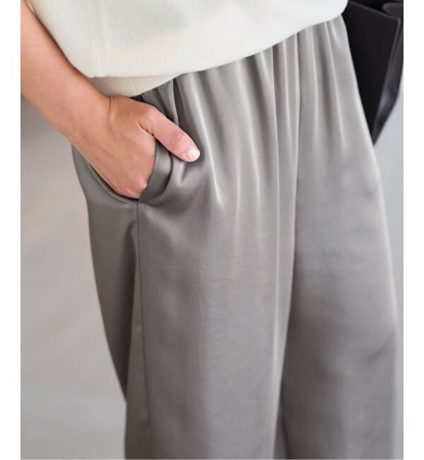 FRAMeWORK「サテンイージーパンツ」|その他|