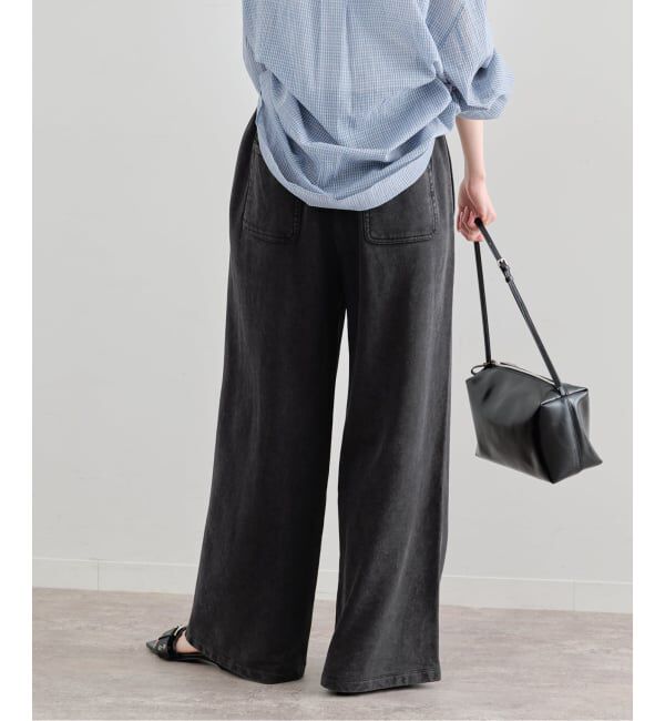 U by SPICK&SPAN「《予約》ガーメントダイタックスウェットパンツ」|その他|