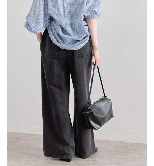 U by SPICK&SPAN「《予約》ガーメントダイタックスウェットパンツ」|その他|