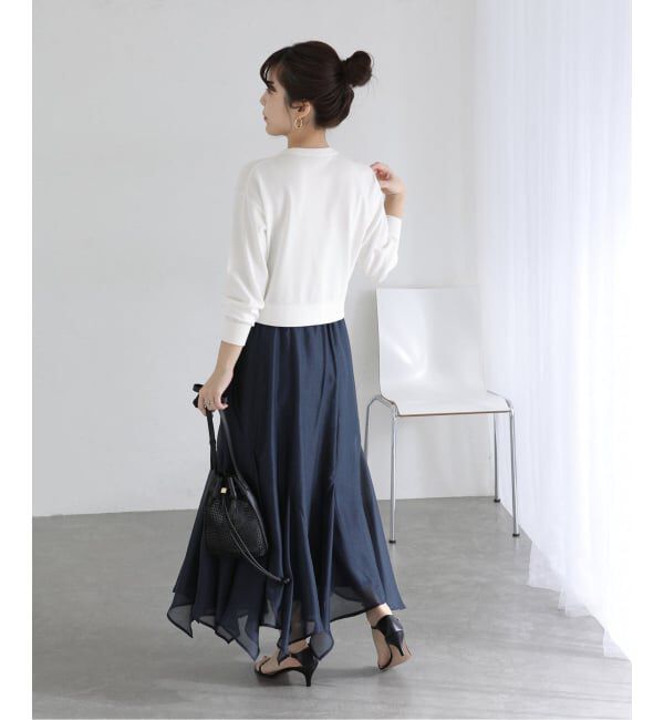  「【洗える】TORRAZZO DONNA/トラッゾドンナ ビジューカーディガン」|カーディガン|