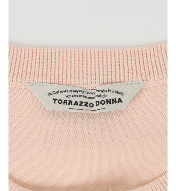  「【洗える】TORRAZZO DONNA/トラッゾドンナ ビジューカーディガン」|カーディガン|