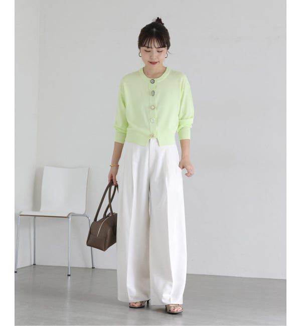  「【洗える】TORRAZZO DONNA/トラッゾドンナ ビジューカーディガン」|カーディガン|