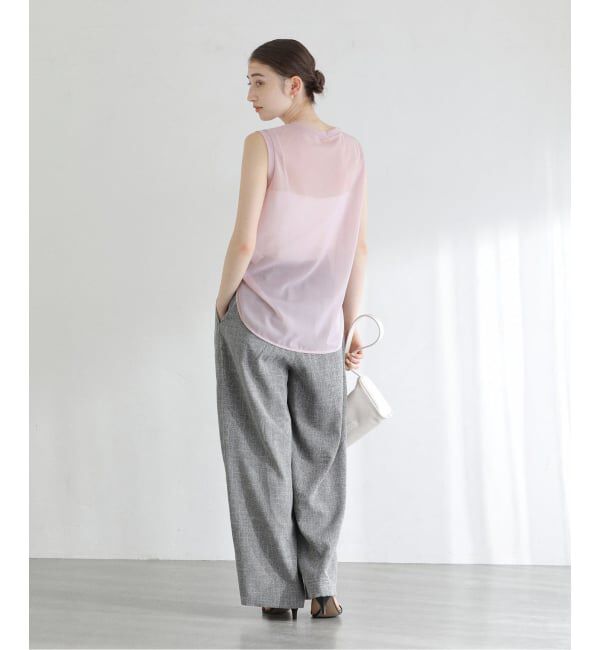  「《予約》【洗える】シアートリコットタンクトップ」|タンクトップ|