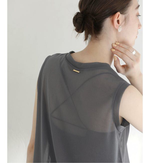  「《予約》【洗える】シアートリコットタンクトップ」|タンクトップ|