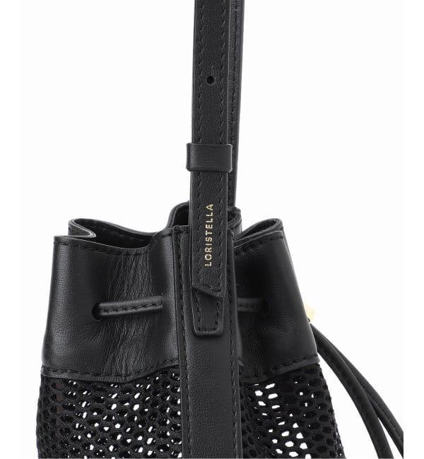  「《予約》LORISTELLA / ロリステッラ メッシュ&times;レザーコンビショルダーバッグ」|ショルダー・メッセンジャー|