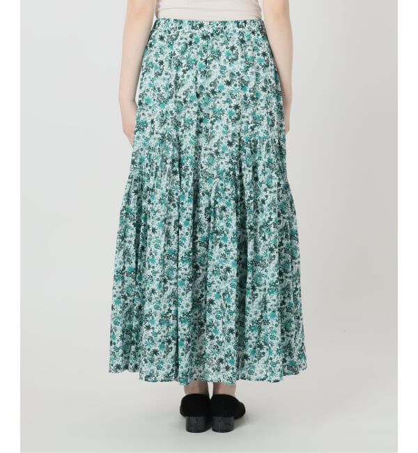  「《予約》【洗える】コットンランダムティアードスカート」|スカート|