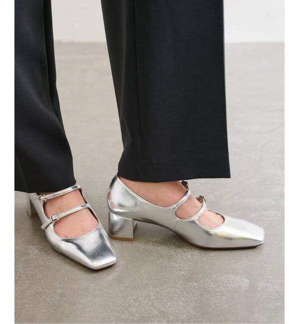  「4.5cmダブルストラップメリージェーン」|パンプス|