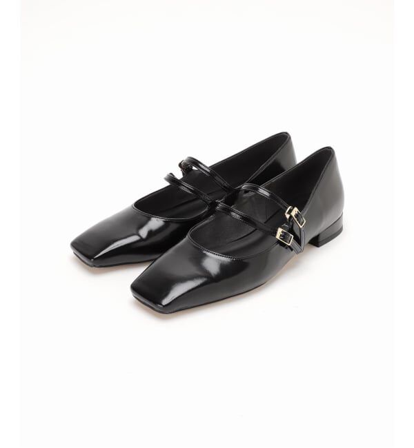  「《追加》スクエアWストラップメリージェーン」|パンプス|