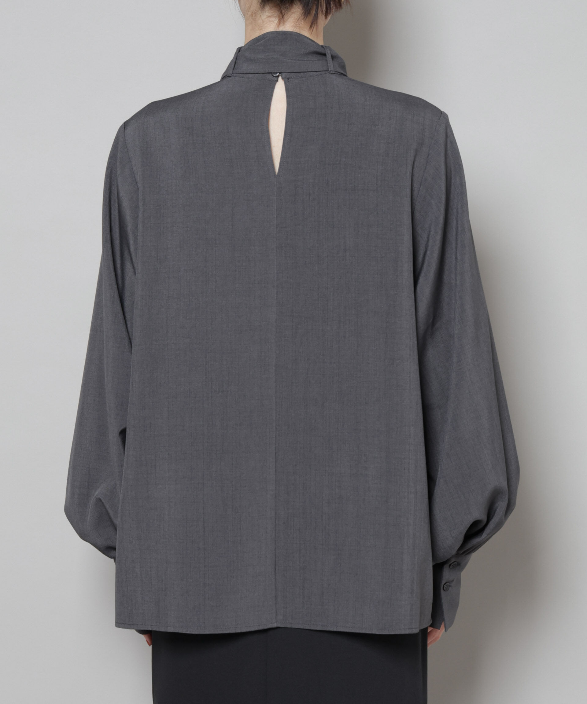 nano･universe「ボータイ取り外し可能2wayブラウス」|シャツ・ブラウス|