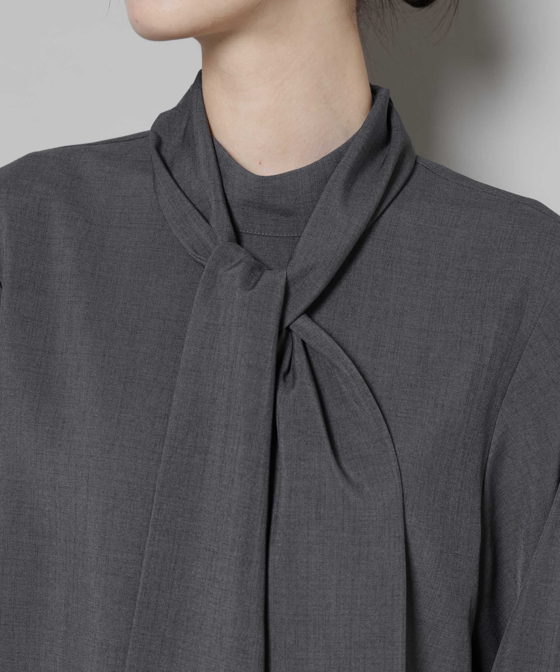 nano･universe「ボータイ取り外し可能2wayブラウス」|シャツ・ブラウス|