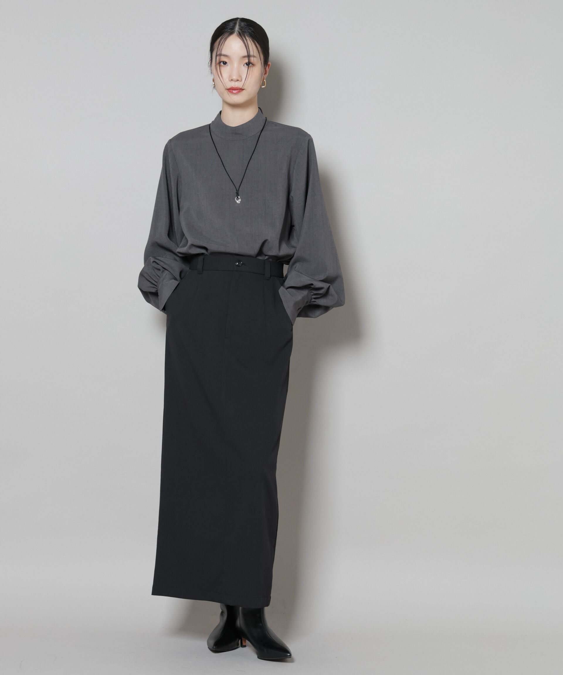 nano･universe「ボータイ取り外し可能2wayブラウス」|シャツ・ブラウス|