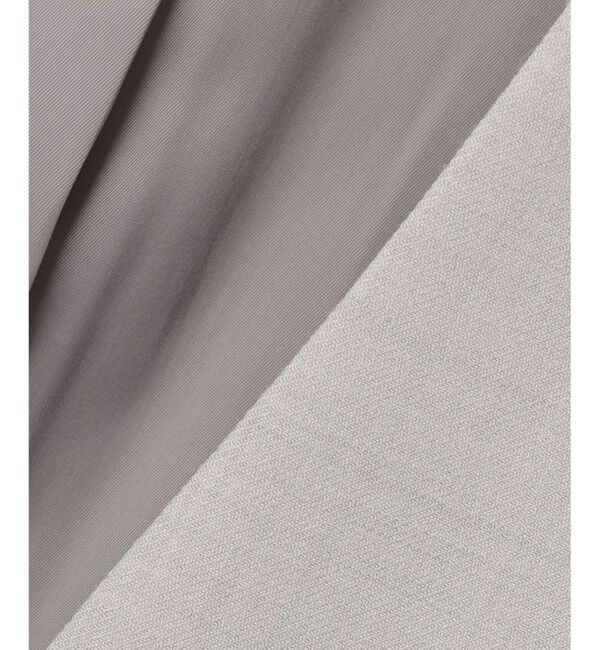 自由区「【セットアップ対応・洗える】ウールブレンドセットアップノーカラー ジャケット」|ノーカラージャケット|