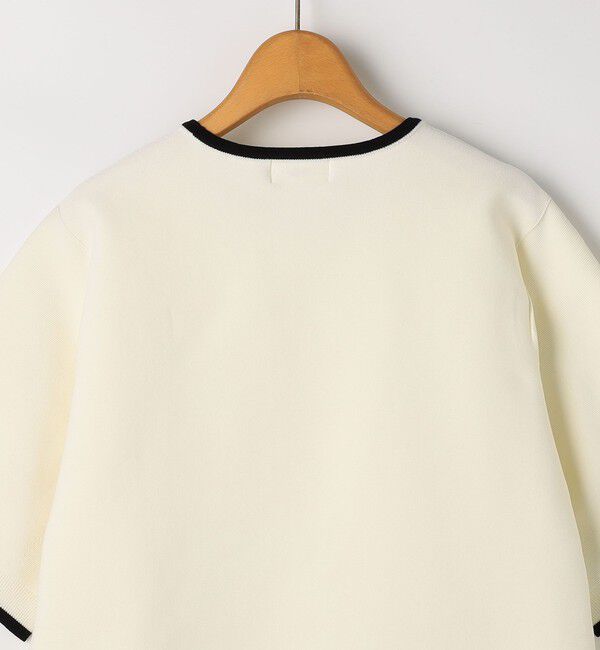 NOLLEY'S「《手洗い可能》ホールガーメントパフスリーブニットＴ」|ニット・セーター|