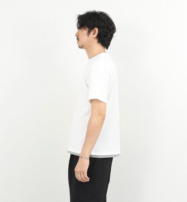 NOLLEY'S goodman「ケーブルニットダブルカラーTee 26SS」|Tシャツ・カットソー|