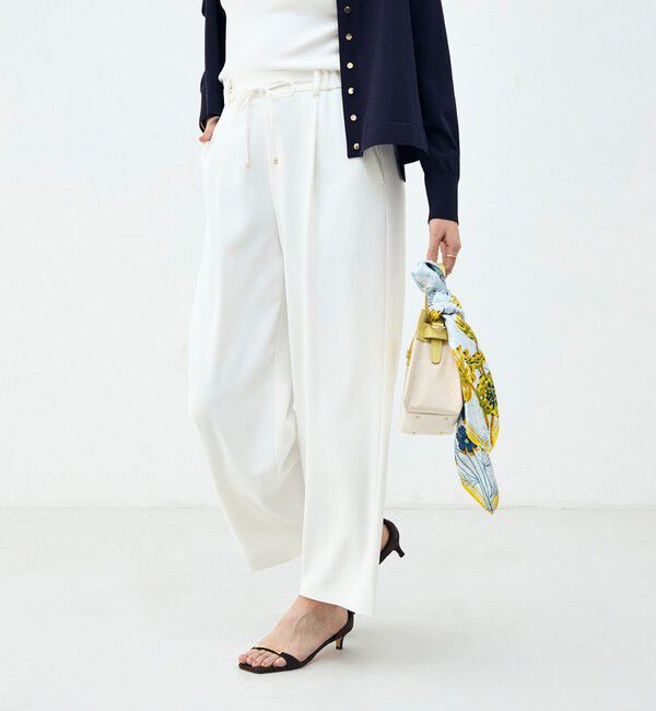 NOLLEY'S「《セットアップ対応》ウォッシャブルイージーツイルセミワイドパンツ」|その他|