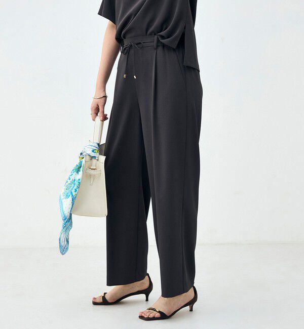 NOLLEY'S「《セットアップ対応》ウォッシャブルイージーツイルセミワイドパンツ」|その他|