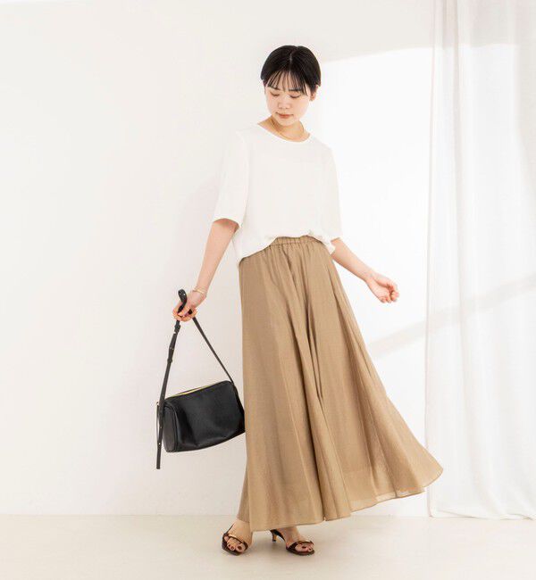 NOLLEY'S sophi「ウォッシャブルダブルクロスＴブラウス」|シャツ・ブラウス|