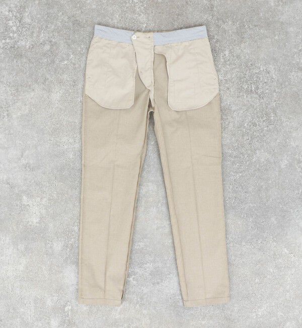 NOLLEY'S goodman「《ビジカジ対応》綿麻COOLMAX スリムフィットパンツ 26SS」|チノ|