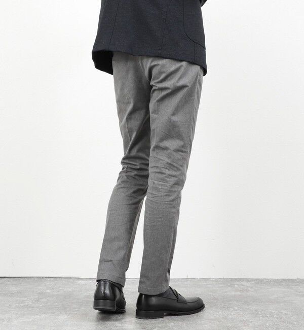 NOLLEY'S goodman「《ビジカジ対応》綿麻COOLMAX スリムフィットパンツ 26SS」|チノ|