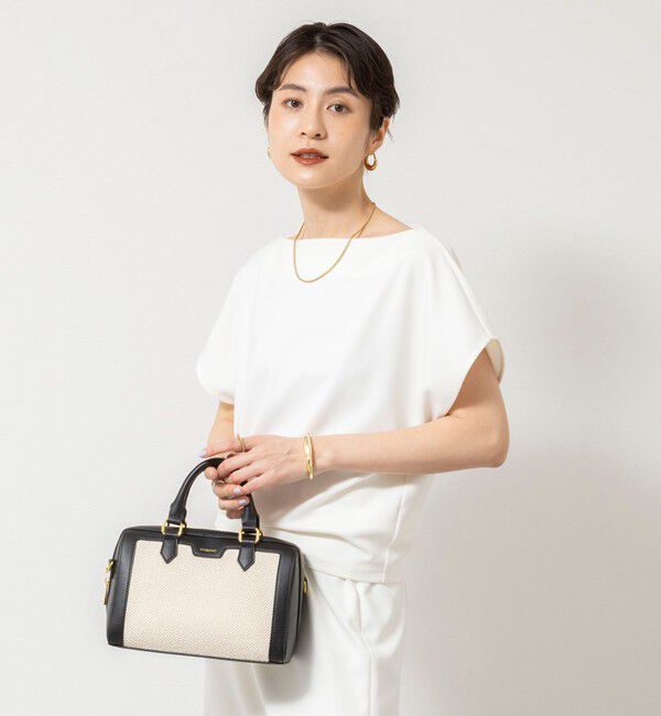 NOLLEY'S sophi「《セットアップ対応》ウォッシャブルマルチファンクションボートネックプルオーバー」|Tシャツ・カットソー|