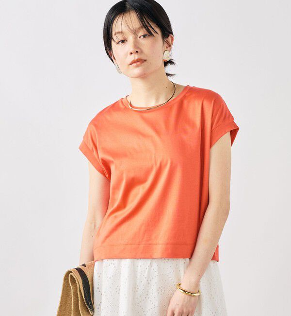 NOLLEY'S「ウォッシャブルワイドノースリーブTシャツ」|Tシャツ・カットソー|