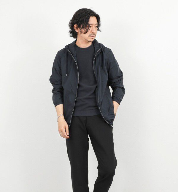 NOLLEY'S goodman「【HERNO】MICRO RIPSTOP NYLON HOODIE」|ブルゾン・スタジャン|