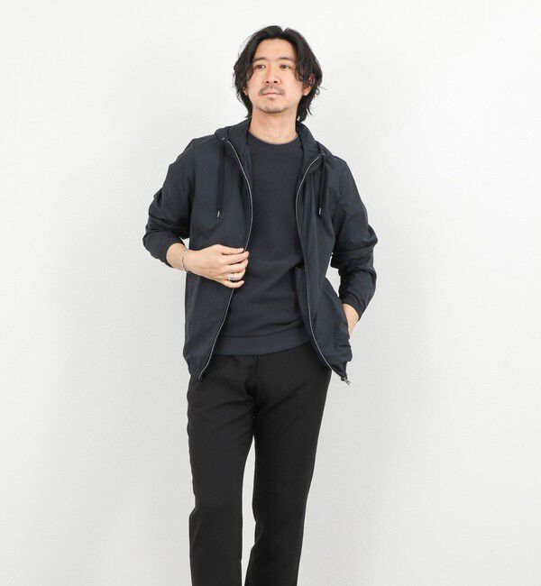 NOLLEY'S goodman「【HERNO】MICRO RIPSTOP NYLON HOODIE」|ブルゾン・スタジャン|