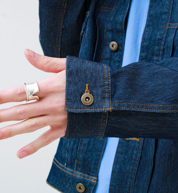 GLOSTER「【軽量ストレッチ】メッシュデニム3rdタイプジャケット」|デニムジャケット|