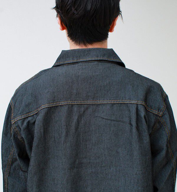 GLOSTER「【軽量ストレッチ】メッシュデニム3rdタイプジャケット」|デニムジャケット|