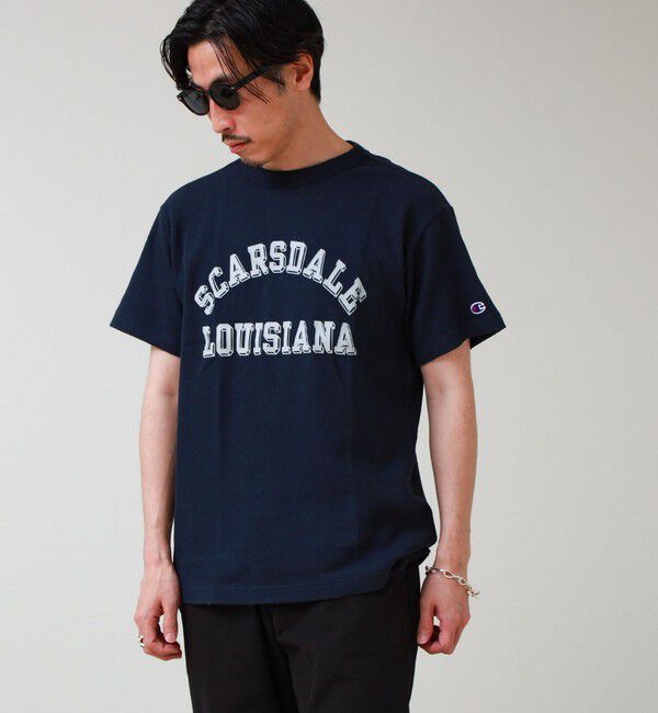 GLOSTER「【Champion/チャンピオン】WAFFLE PRINT S/S」|Tシャツ・カットソー|