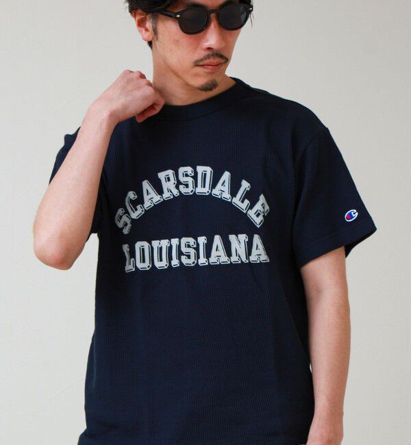 GLOSTER「【Champion/チャンピオン】WAFFLE PRINT S/S」|Tシャツ・カットソー|