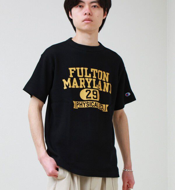 GLOSTER「【Champion/チャンピオン】WAFFLE PRINT S/S」|Tシャツ・カットソー|