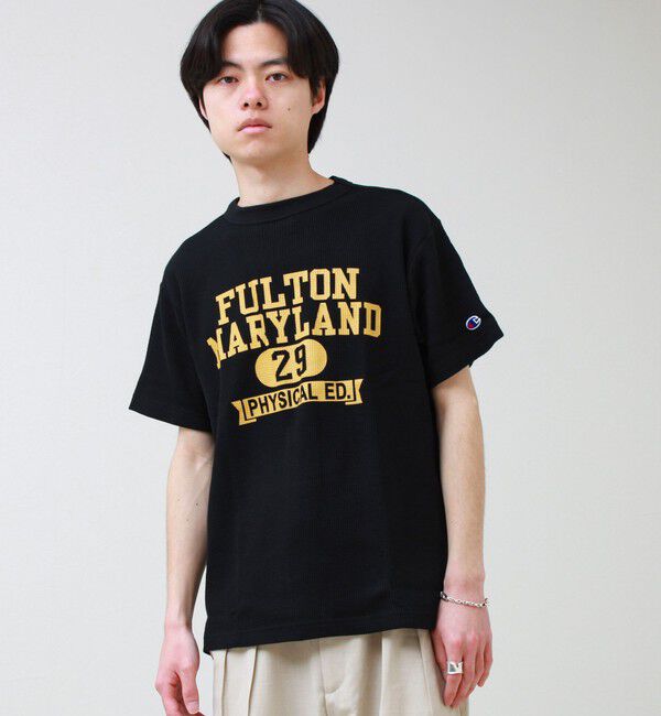 GLOSTER「【Champion/チャンピオン】WAFFLE PRINT S/S」|Tシャツ・カットソー|