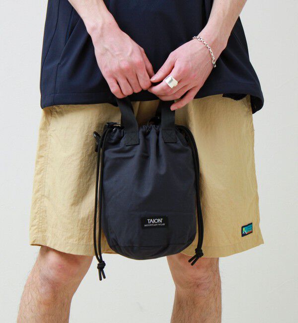 GLOSTER「【TAION / タイオン】MOUNTAIN BUCKET BAG」|ショルダー・メッセンジャー|ネイビー