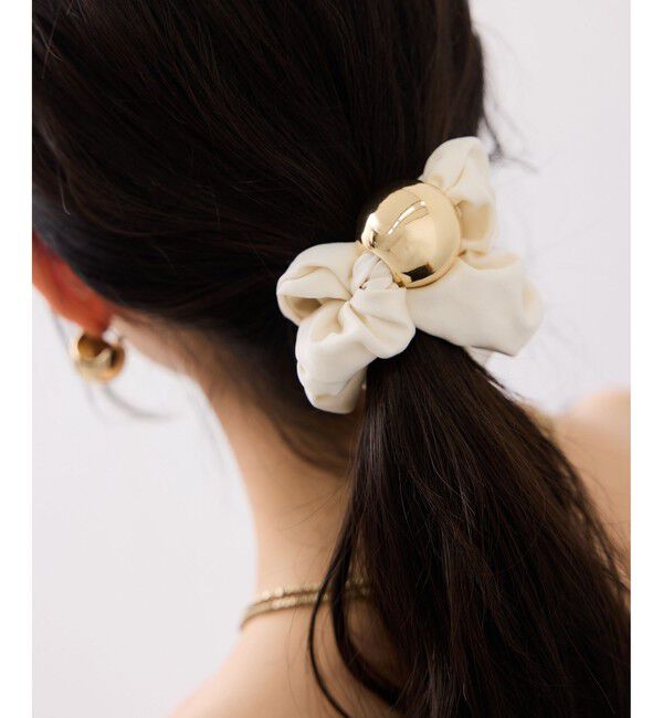 VIS「サテンボールシュシュ」|ヘアゴム・シュシュ|