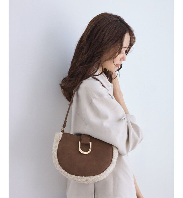 ROPE PICNIC PASSAGE「ムートンライクラウンドワンショルダーバッグ」|ショルダー・メッセンジャー|