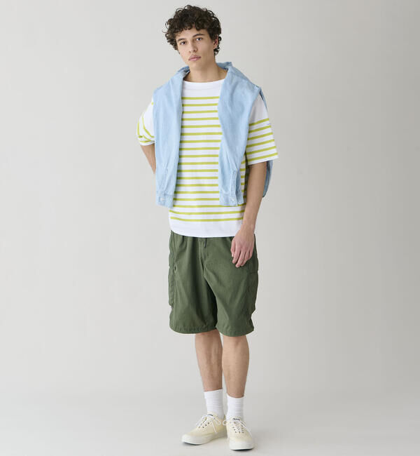 ORCIVAL「ORCIVAL | ラッセル ワイド ボートネック 半袖バスクシャツ MEN」|Tシャツ・カットソー|