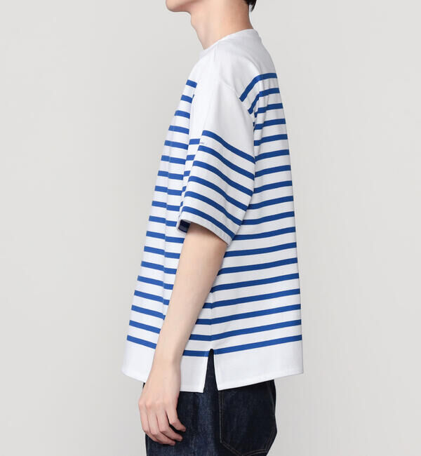 ORCIVAL「ORCIVAL | ラッセル ワイド ボートネック 半袖バスクシャツ MEN」|Tシャツ・カットソー|