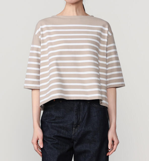 ORCIVAL「ORCIVAL | ラッセル ボートネック5分袖Tシャツ WOMEN」|Tシャツ・カットソー|