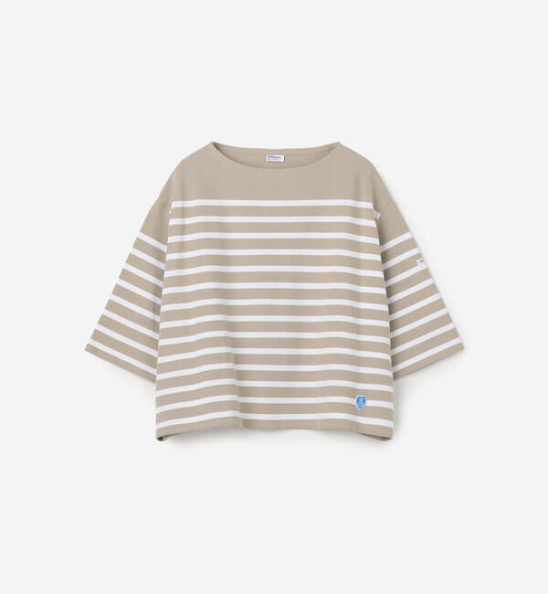 ORCIVAL「ORCIVAL | ラッセル ボートネック5分袖Tシャツ WOMEN」|Tシャツ・カットソー|