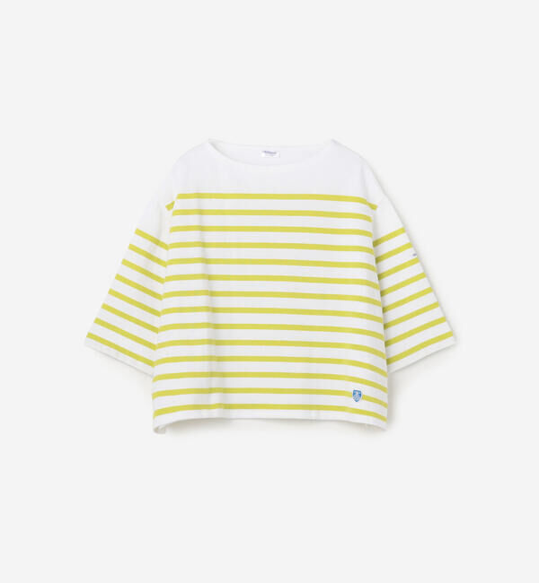 ORCIVAL「ORCIVAL | ラッセル ボートネック5分袖Tシャツ WOMEN」|Tシャツ・カットソー|